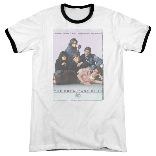 Breakfast Club - Bc Poster - Adult Ringer - White/black