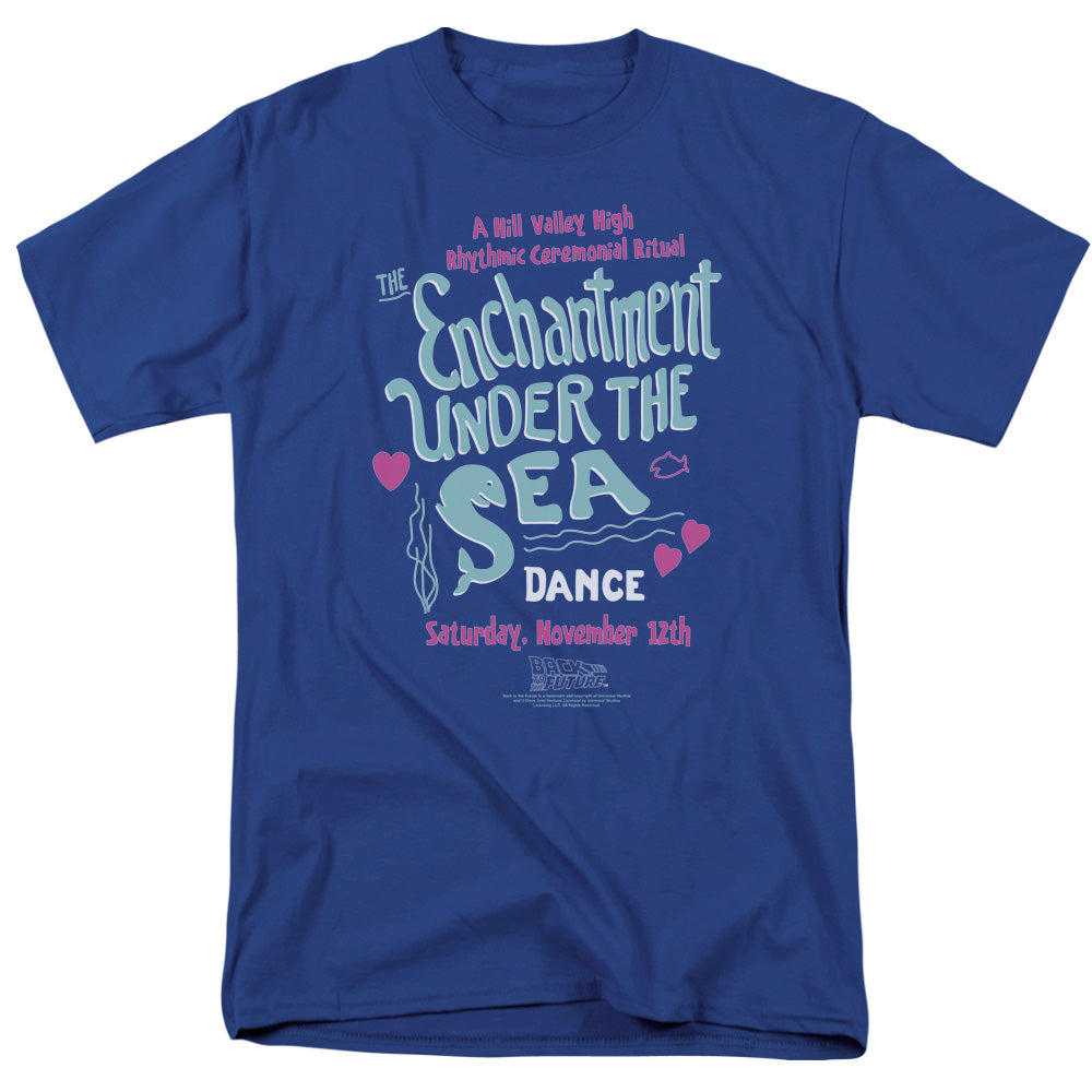 Back To The Future - Under The Sea - Short Sleeve Adult 18/1 - Royal Blue T-shirt