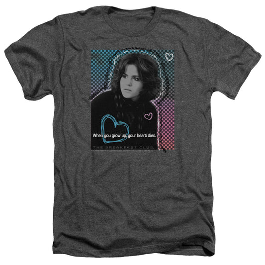Breakfast Club - Heart Dies - Adult Heather - Charcoal