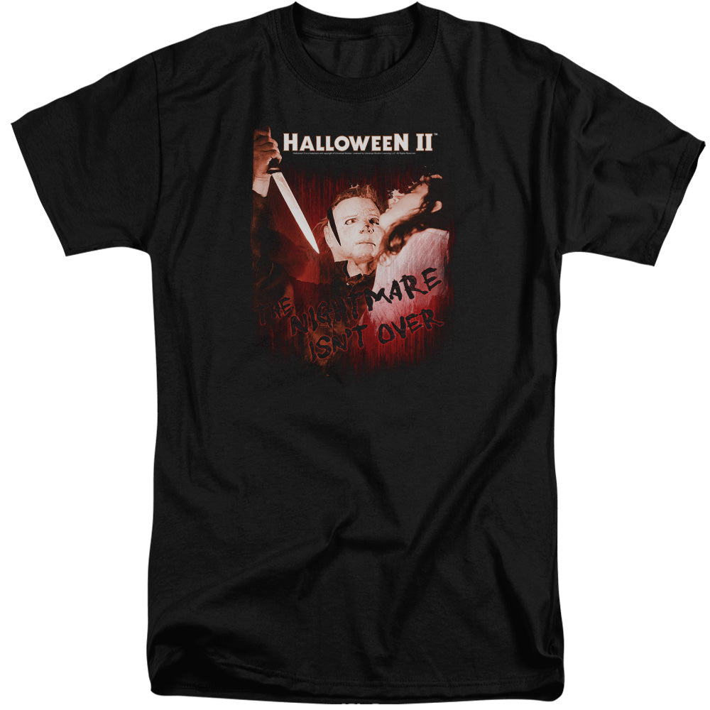 Halloween Ii - Nightmare - Short Sleeve Adult Tall - Black - Xl - Black T-shirt