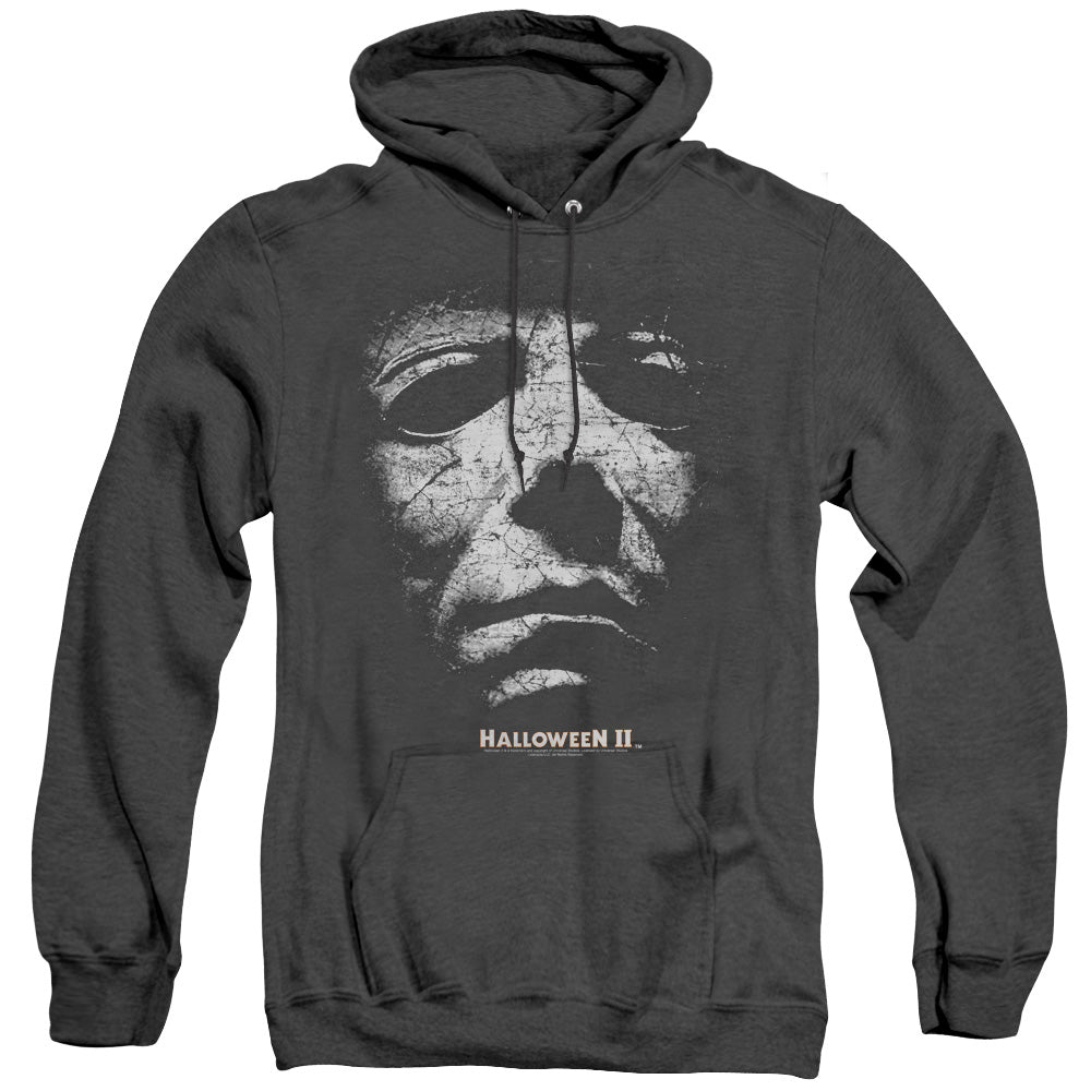 Halloween Ii - Mask - Adult Heather Hoodie - Black