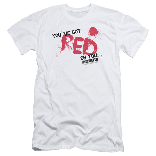 Shaun Of The Dead - Red On You - Short Sleeve Adult 30/1 - White T-shirt