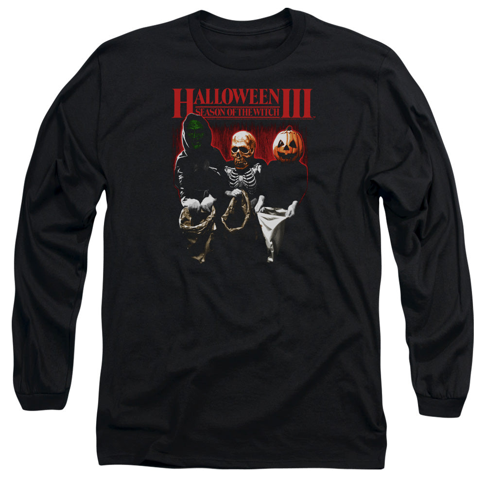 Halloween Iii - Trick Or Treat - Long Sleeve Adult 18/1 - Black T-shirt