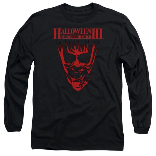 Halloween Iii - Title - Long Sleeve Adult 18/1 - Black T-shirt