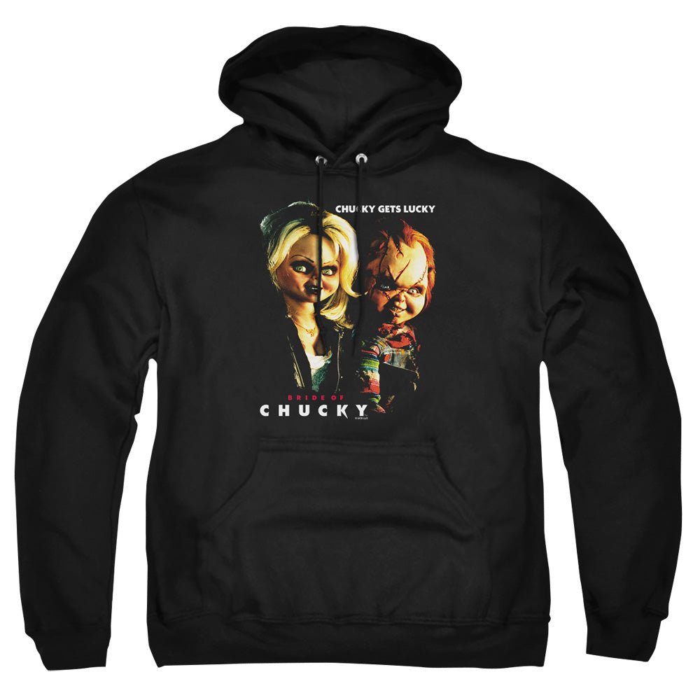 Bride Of Chucky - Chucky Gets Lucky - Adult Pull-over Hoodie - Black