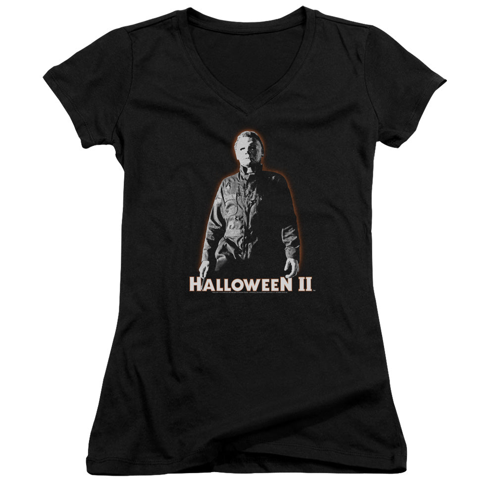 Halloween Ii - Michael Myers - Junior V-neck - Black - Sm - Black