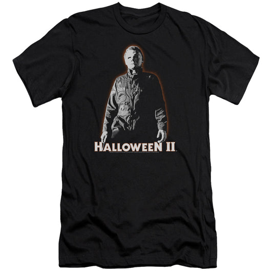 Halloween Ii - Michael Myers-premuim Canvas Adult Slim Fit 30/1 - Black