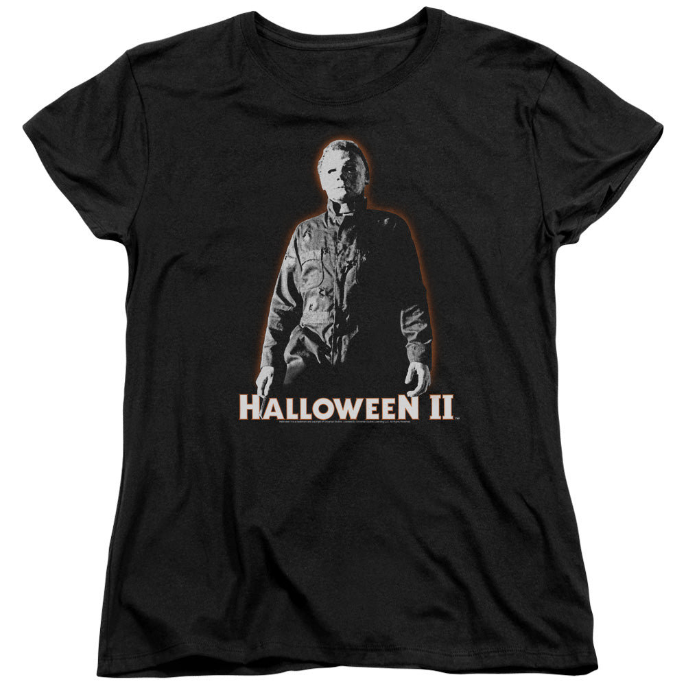 Halloween Ii - Michael Myers - Short Sleeve Womens Tee - Black - Sm - Black T-shirt