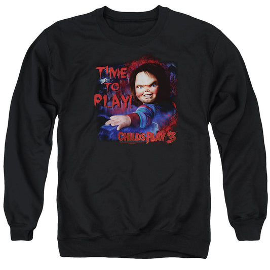 Childs Play 3 - Time To Play - Adult Crewneck Sweatshirt - Black