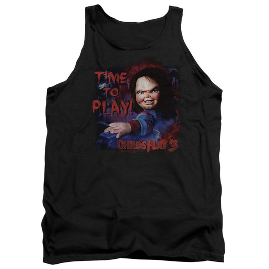 Childs Play 3 - Time To Play - Adult Tank - Black - Sm - Black