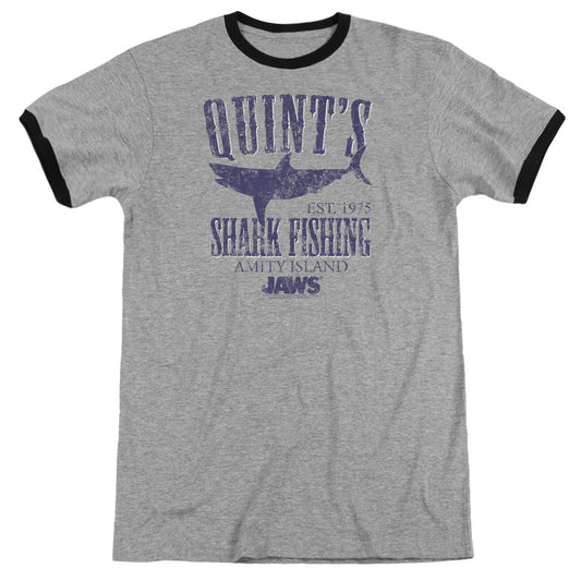 Jaws - Quints - Adult Ringer - Heather/black