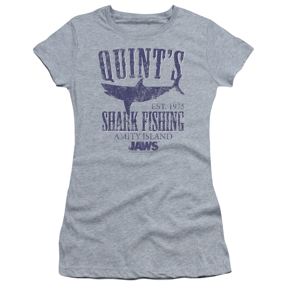 Jaws - Quints - Short Sleeve Junior Sheer - Athletic Heather T-shirt