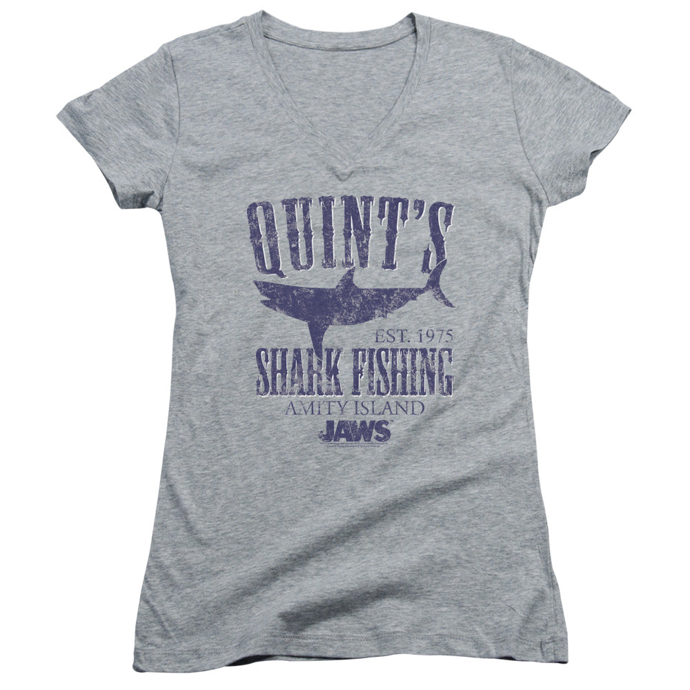 Jaws - Quints-junior V-neck - Athletic Heather