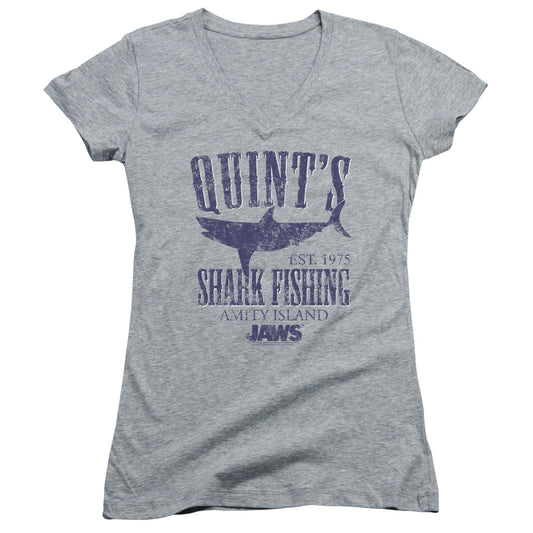 Jaws - Quints-junior V-neck - Athletic Heather