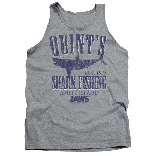 Jaws - Quints - Adult Tank - Athletic Heather