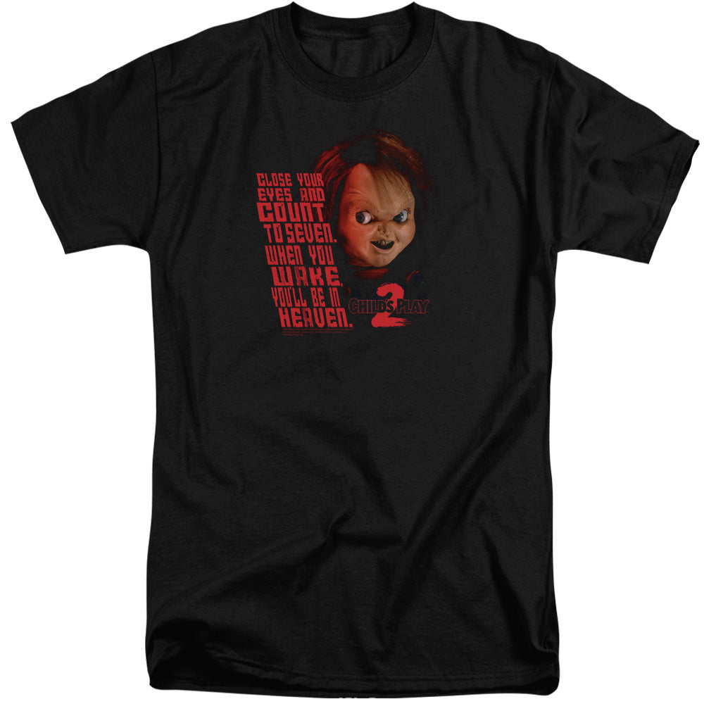 Childs Play 2 - In Heaven - Short Sleeve Adult Tall - Black - Xl - Black T-shirt