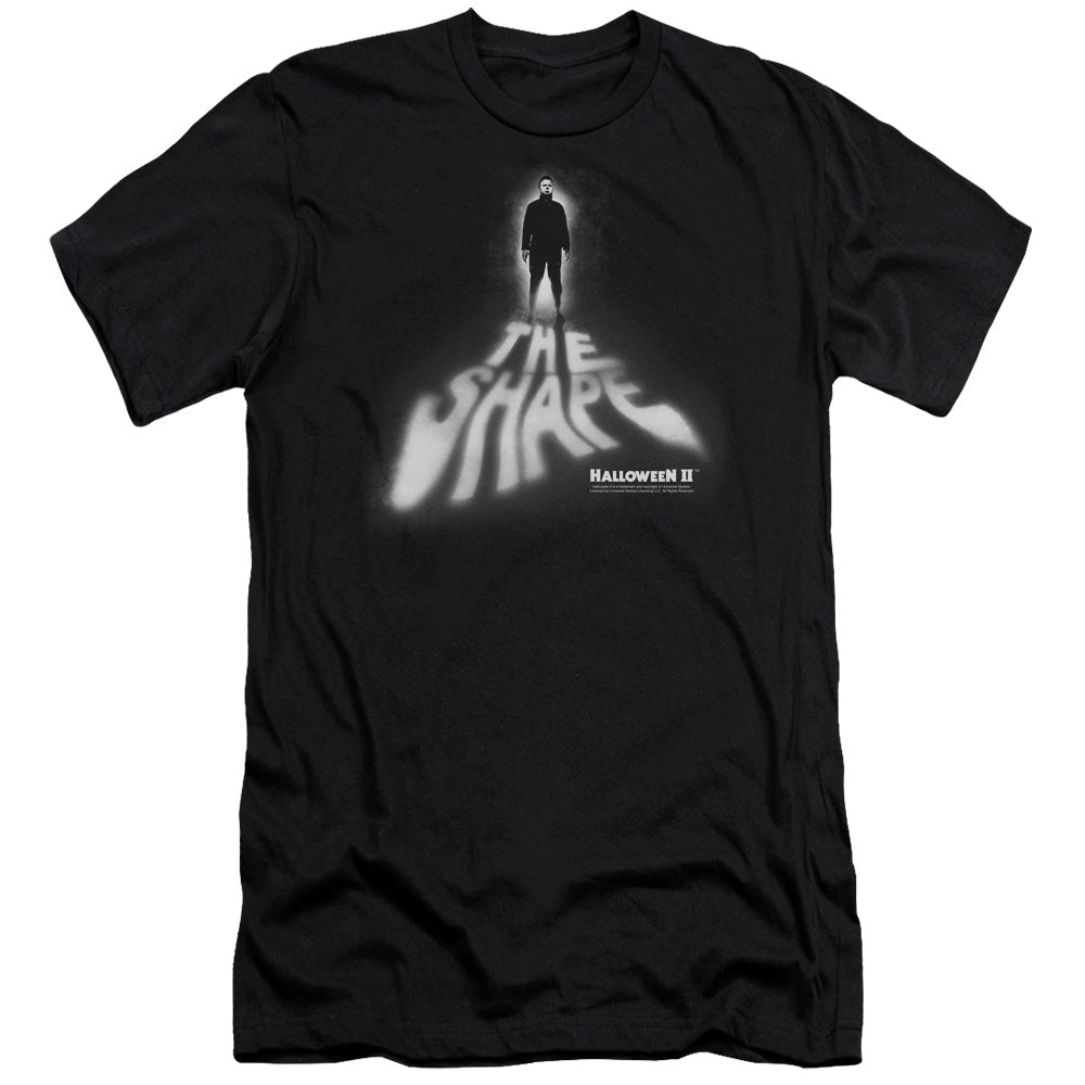 Halloween Ii - The Shape - Short Sleeve Adult 30/1 - Black - Sm - Black T-shirt
