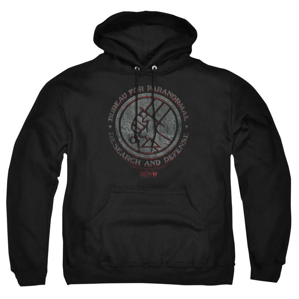 Hellboy Ii - Bprd Stone - Adult Pull-over Hoodie - Black