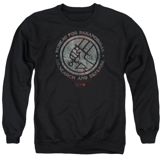Hellboy Ii - Bprd Stone - Adult Crewneck Sweatshirt - Black