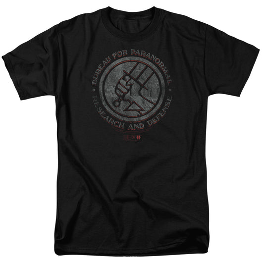 Hellboy Ii - Bprd Stone - Short Sleeve Adult 18/1 - Black T-shirt
