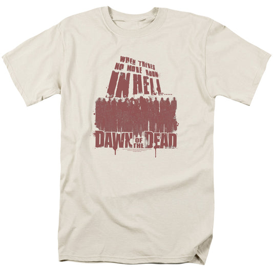 Dawn Of The Dead -  No More Room - Short Sleeve Adult 18/1 - Cream - Sm - Cream T-shirt