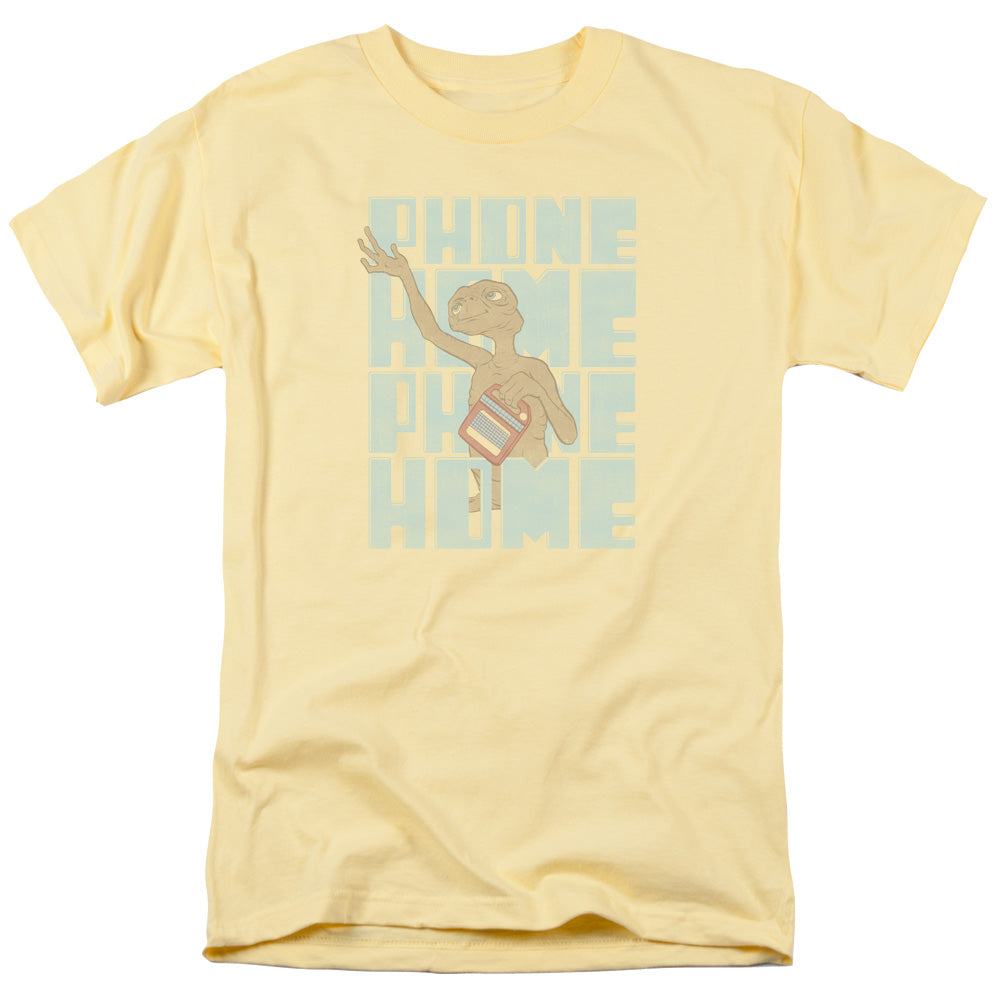 Et - Dropped Calls - Short Sleeve Adult 18/1 - Banana - Sm - Banana T-shirt