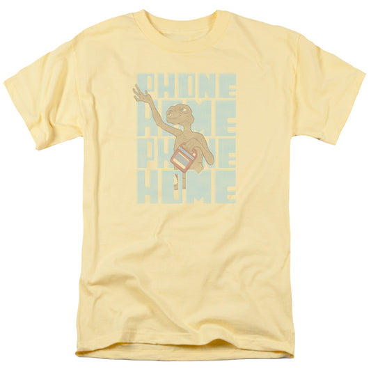 Et - Dropped Calls - Short Sleeve Adult 18/1 - Banana - Sm - Banana T-shirt