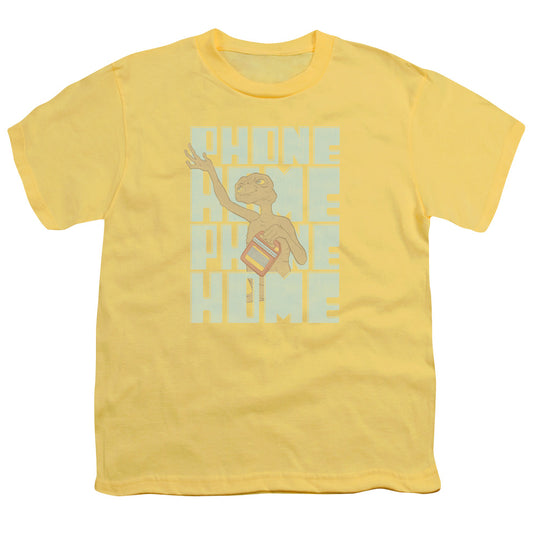 Et - Dropped Calls - Short Sleeve Youth 18/1 - Banana - Sm - Banana T-shirt