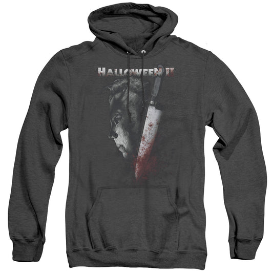 Halloween Ii - Cold Gaze - Adult Heather Hoodie - Black - Sm - Black