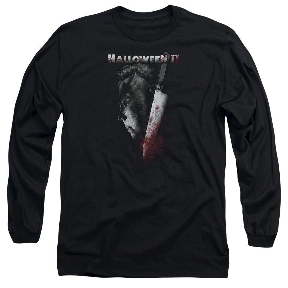 Halloween Ii - Cold Gaze - Long Sleeve Adult 18/1 - Black - Sm - Black T-shirt