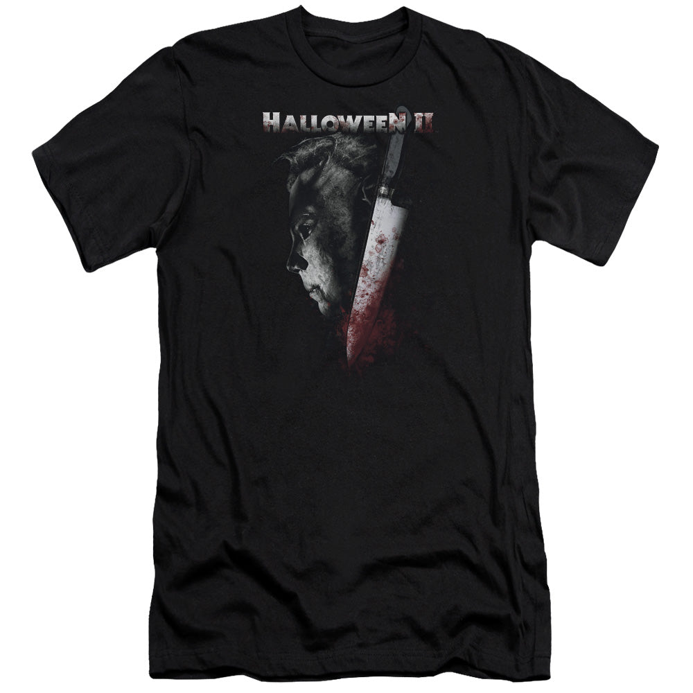 Halloween Ii - Cold Gaze-premuim Canvas Adult Slim Fit 30/1 - Black