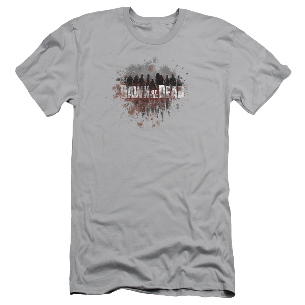 Dawn Of The Dead - Creeping Shadows - Short Sleeve Adult 30/1 - Silver - Sm - Silver T-shirt