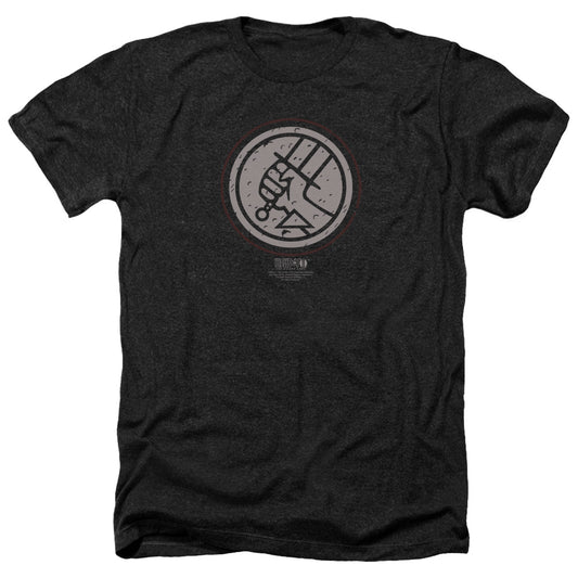 Hellboy Ii - Mignola Style Logo - Adult Heather-black