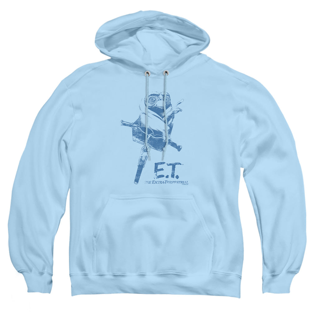 Et - Bike - Adult Pull-over Hoodie - Light Blue - Sm - Light Blue