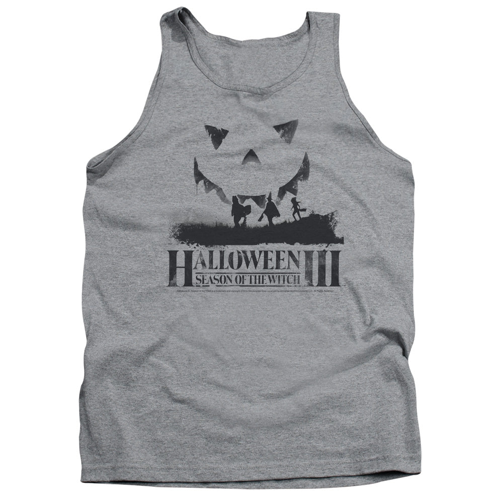 Halloween Iii - Silhouette - Adult Tank - Athletic Heather