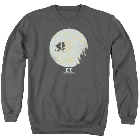 Et - In The Moon - Adult Crewneck Sweatshirt - Charcoal