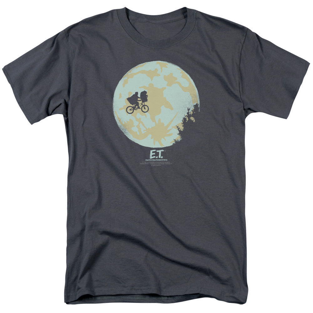 Et - In The Moon - Short Sleeve Adult 18/1 - Charcoal - Sm - Charcoal T-shirt