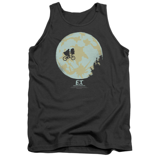 Et In The Moon - Adult Tank - Charcoal - Sm - Charcoal