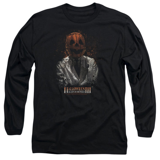 Halloween Iii - H3 Scientist - Long Sleeve Adult 18/1 - Black T-shirt