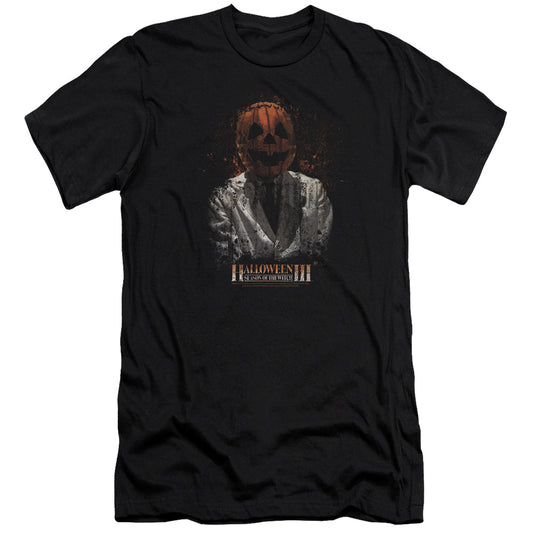 Halloween Iii - H3 Scientist-premuim Canvas Adult Slim Fit 30/1 - Black