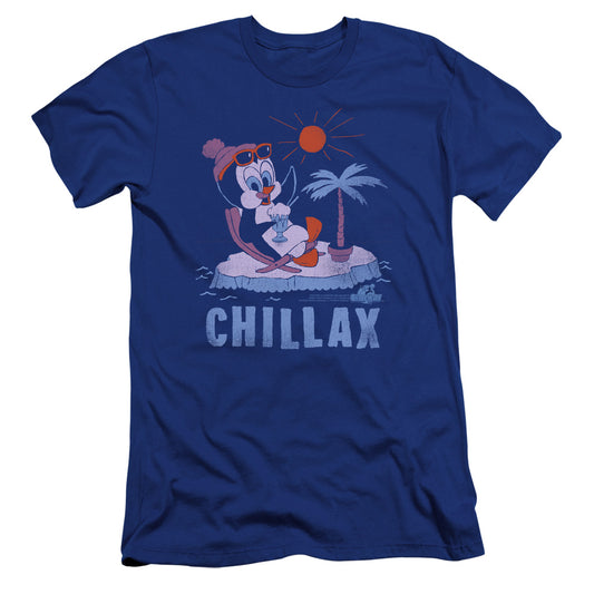 Chilly Willy - Chillax-premuim Canvas Adult Slim Fit 30/1 - Royal Blue