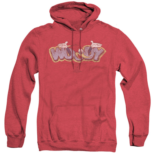 Woody Woodpecker - Sketchy Bird - Adult Heather Hoodie - Red
