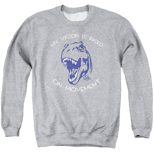 Jurassic Park - My Vision - Adult Crewneck Sweatshirt - Athletic Heather