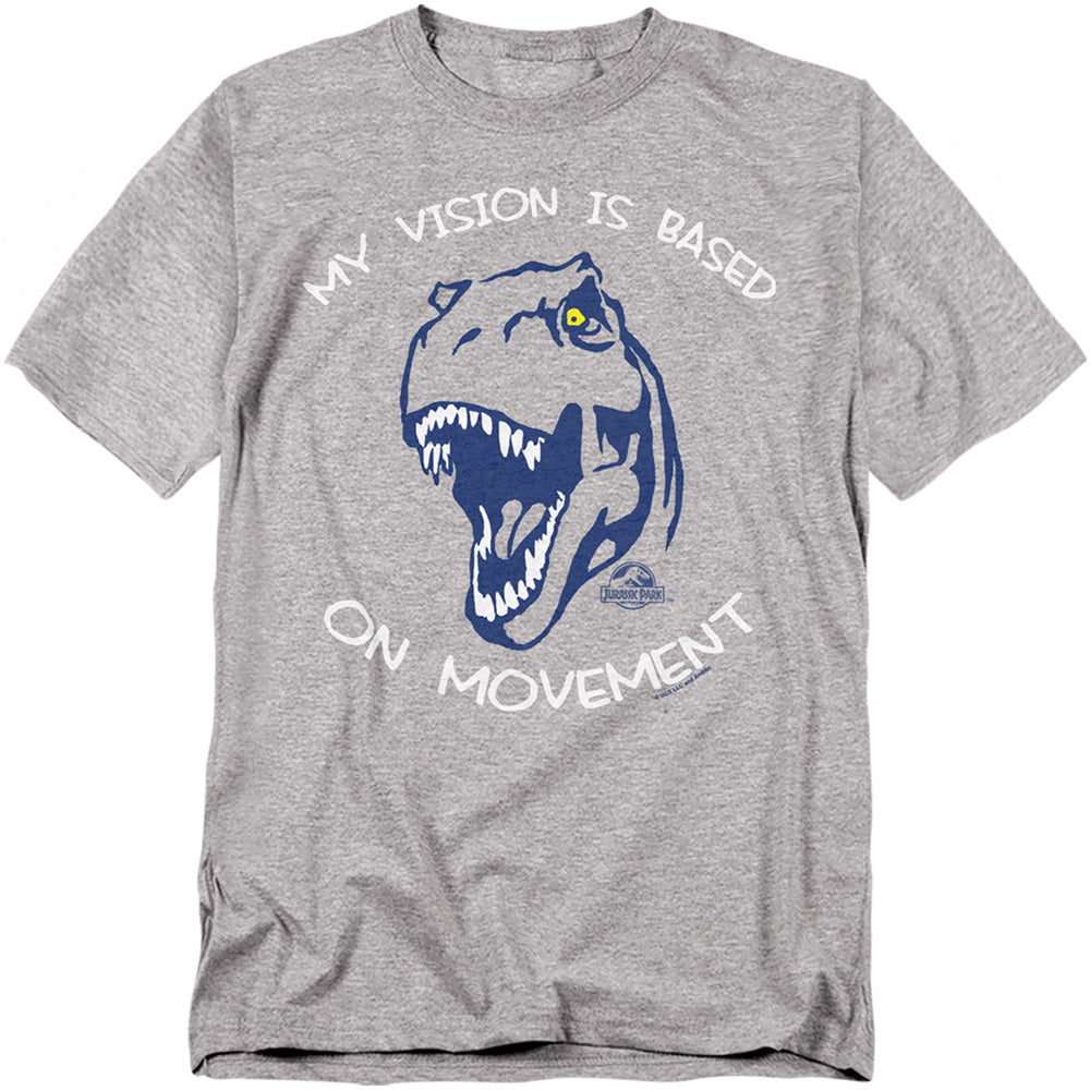 Jurassic Park - My Vision - Short Sleeve Adult 18/1 - Athletic Heather T-shirt