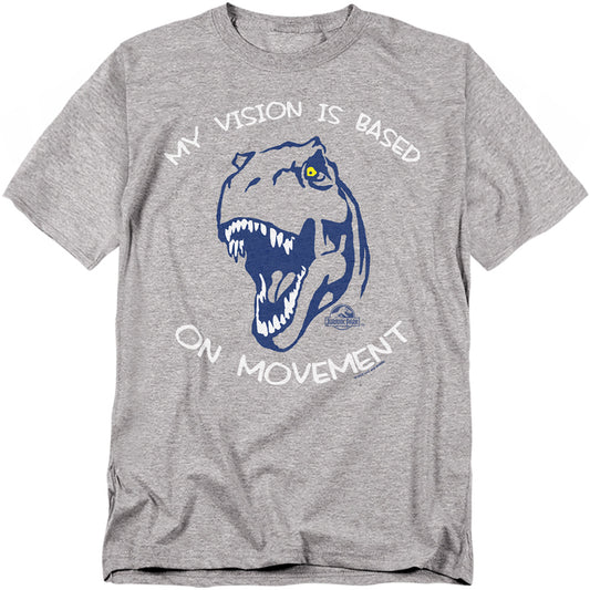 Jurassic Park - My Vision - Short Sleeve Adult 18/1 - Athletic Heather T-shirt