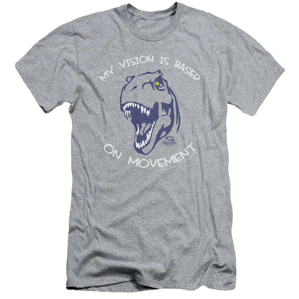 Jurassic Park - My Vision - Short Sleeve Adult 30/1 - Athletic Heather T-shirt