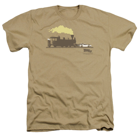 Back To The Future Iii - Pushing The Delorean - Adult Heather - Sand - Sm - Sand