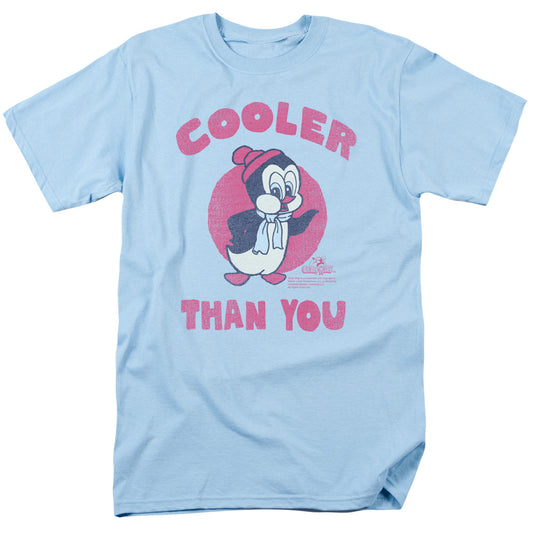 Chilly Willy - Cooler Than You - Short Sleeve Adult 18/1 - Light Blue - Sm - Light Blue T-shirt
