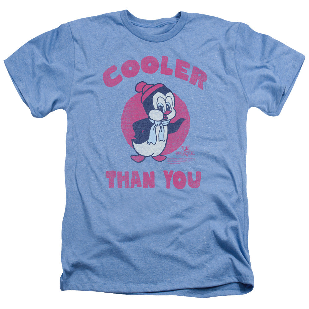 Chilly Willy - Cooler Than You - Adult Heather - Light Blue - Sm - Light Blue