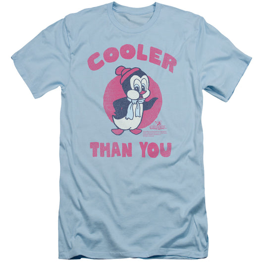 Chilly Willy - Cooler Than You - Short Sleeve Adult 30/1 - Light Blue - Sm - Light Blue T-shirt